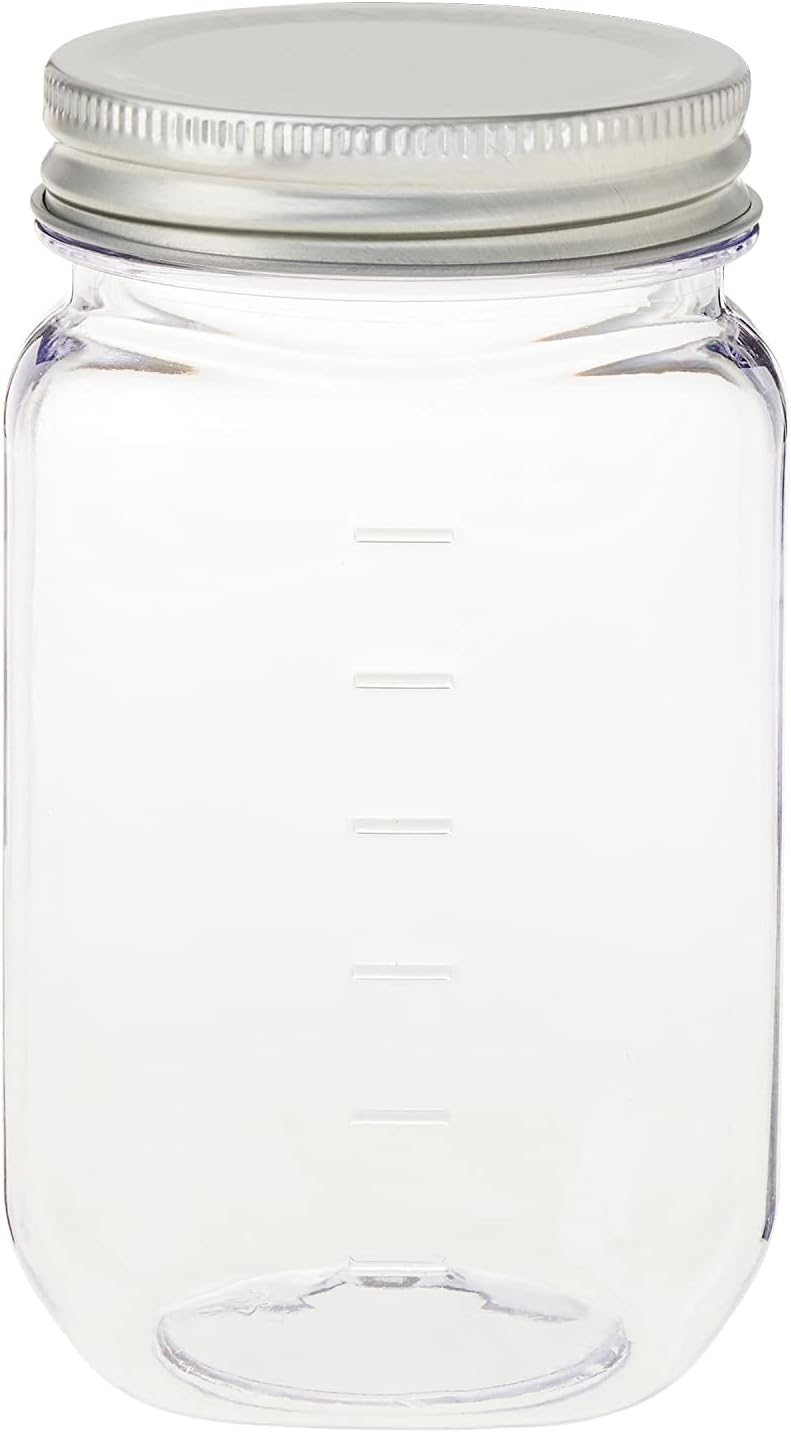 Craft Smart MICHAELS 16oz. Plastic Mason Jars by Celebrate It™, 3ct.