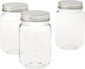 Craft Smart MICHAELS 16oz. Plastic Mason Jars by Celebrate It™, 3ct.